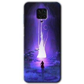 Xiaomi Redmi Note 9S Wanderer Silhouette Baskılı Uyumlu Silikon Kılıf