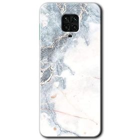Xiaomi Redmi Note 9S White Marble Baskılı Uyumlu Silikon Kılıf