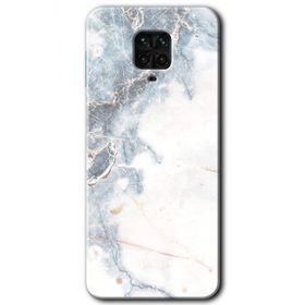 Xiaomi Redmi Note 9S White Marble Baskılı Uyumlu Silikon Kılıf