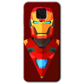 Xiaomi Redmi Note 9S Yarım Mermer Baskılı Uyumlu Silikon Kılıf