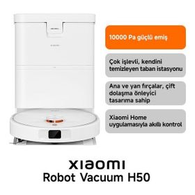 Xiaomi Robot Vacuum H50 Akıllı Robot Süpürge