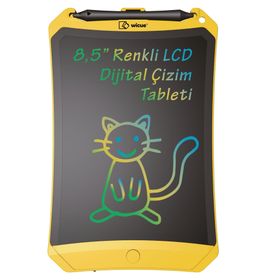 Xiaomi Wicue 8.5 inç Sarı LCD Dijital Renkli Çizim Tableti