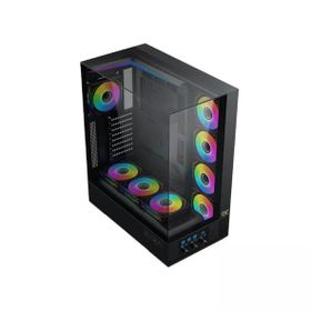 Xigmatek Vision Pro EN45158 ARGB Fanlı Siyah E-ATX Gaming Bilgisayar Kasası