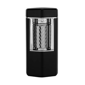 Xikar Meridian Single Lighter Siyah Gunmetal Puro Çakmağı