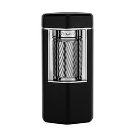 Xikar Meridian Single Lighter Siyah Gunmetal Puro Çakmağı