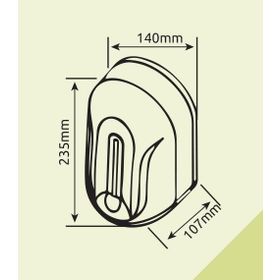 Xinda ZYQ110 Sensörlü 1100 ml Sıvı Sabunluk