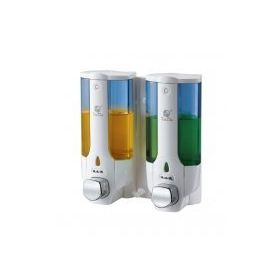 Xinda ZYQ138SB 2'li Beyaz 380 ml Sıvı Sabun ve Şampuan Dispenseri