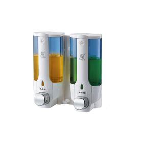 Xinda ZYQ138SB 2'li Beyaz 380 ml Sıvı Sabun ve Şampuan Dispenseri