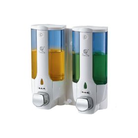 Xinda ZYQ138SB 2'li Beyaz 380 ml Sıvı Sabun ve Şampuan Dispenseri