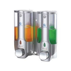 Xinda ZYQ138SG 2'li Silver 380 Ml Sıvı Sabun Ve Şampuan Dispenseri