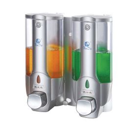 Xinda ZYQ138SG 2'li Silver 380 Ml Sıvı Sabun Ve Şampuan Dispenseri