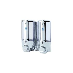 Xinda ZYQ138SK 2'li Krom 380 ml Sıvı Sabun ve Şampuan Dispenseri