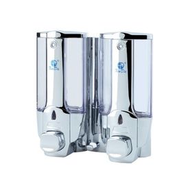 Xinda ZYQ138SK 2'li Krom 380 ml Sıvı Sabun ve Şampuan Dispenseri