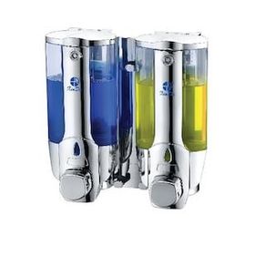 Xinda ZYQ138SK 2'li Krom 380 ml Sıvı Sabun ve Şampuan Dispenseri