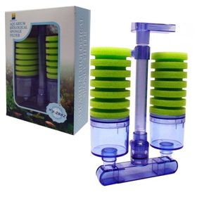 Xinyou XY-2882 İkili Biyolojik Dikey Sünger Akvaryum Pipo Filtre