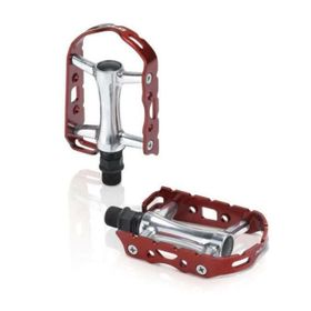 XLC PD-M15 Bilyalı Alüminyum MTB Kırmızı Bisiklet Pedalı
