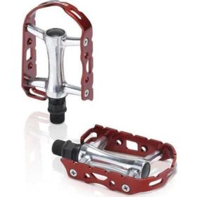 XLC PD-M15 Bilyalı Alüminyum MTB Kırmızı Bisiklet Pedalı