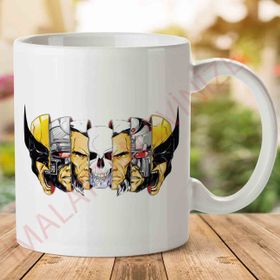 Xmen Berserker Wolverine Faces Baskılı Kupa