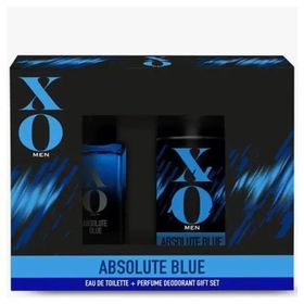 Xo 2 Adet Absolute Blue Men 100 ml EDT Erkek Parfüm ve 125 ml Deodorant Set