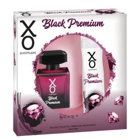 Xo Black Premium EDT 100 ml +125 ml Deodorant Kadın Parfüm Set