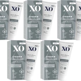 Xo Care Effective Parfümlü 5x75 ml Unisex Krem Deodorant