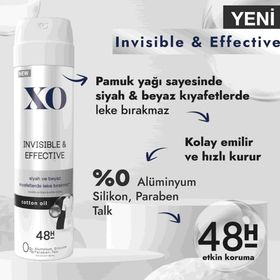 Xo Invisible Effective 3x150 ml Women Deodorant