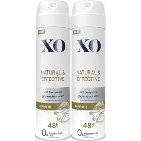 Xo Natural Effective 2x150 ml Kadın Sprey Deodorant