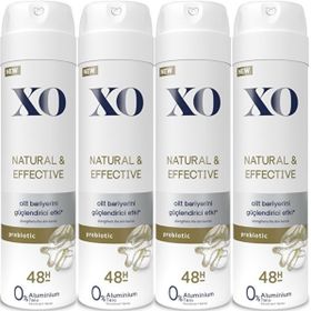 Xo Natural Effective 4x150 ml Women Deodorant