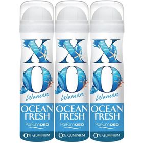 Xo Ocean Fresh 3x150 ml Kadın Deodorant