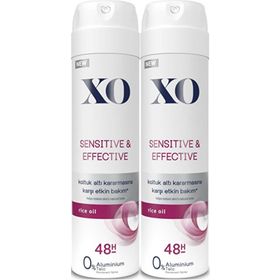 Xo Sensitive Effective 2x150 ml Women Deodorant