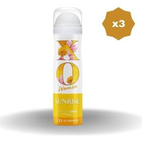 Xo Sunrise 3x150 ml Kadın Deodorant