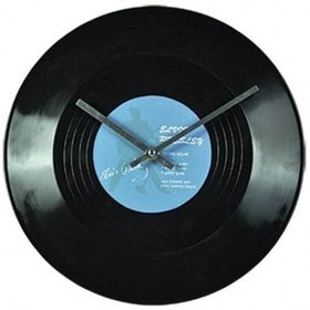 Xoom Retro EG3014HF29BL Plak Mavi Duvar Saati