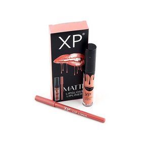 Xp 8680331748738 Matte Lipgloss Ruj + Lipliner Dudak Kalemi