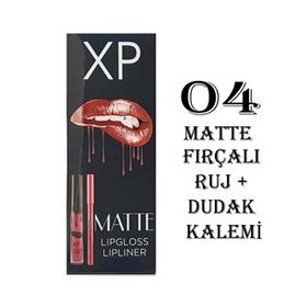 Xp 8680331748752 Mat Ruj Lipgloss + Lipliner Dudak Kalemi