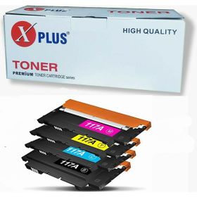 Xplus Color Laser Yazıcı Mfp 178NW Hp 117A 4 Renk 1.000 Sayfa Chipsiz Toner Seti