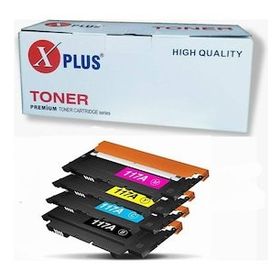 Xplus Color Laser Yazıcı Mfp 178NW Hp 117A 4 Renk 1.000 Sayfa Chipsiz Toner Seti