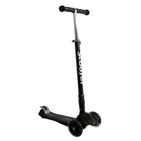 Xslide Siyah Işıklı Tekerlekli Scooter