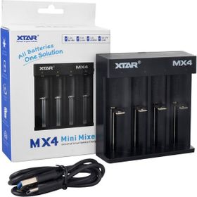 Xtar MiniMixer MX4 4'lü Li-ion Ni-Mh LiFePO4 Pil Şarj Cihazı