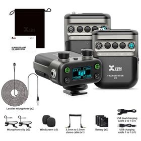 Xvive U5T2 Çift Vericili DSLR Kamera Telsiz Mikrofon Seti