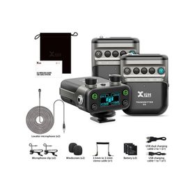 Xvive U5T2 Çift Vericili DSLR Kamera Telsiz Mikrofon Seti