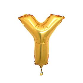 Y Harf Altın 100 cm Folyo Balon