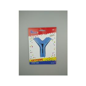 Y Harf Grabo Mavi 100 cm Folyo Balon