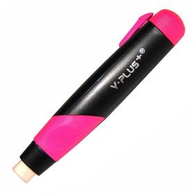 Y-Plus Comfy Grip Ayarlı Pembe Kalem Silgi