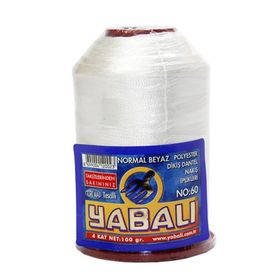 Yabalı 100 gr No 60 Beyaz Dantel İpliği