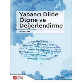 Yabancı Dilde Ölçme ve Değerlendirme - Pegem Akademi Yayıncılık