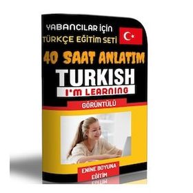 Yabancılar için Türkçe Görüntülü Eğitim Seti Enine Boyuna Eğitim