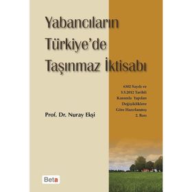 YABANCILARIN TÜRKİYE'DE TAŞINMAZ İKTİSABI - NURAY EKŞİ