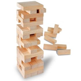 Yabidur Denge Oyunu Ahşap Jenga Silindir Kutu