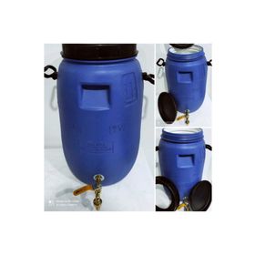 Yağmur 220 Litre Beyaz Kaplamalı Musluklu Varil