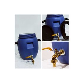 Yağmur 220 Litre Beyaz Kaplamalı Musluklu Varil